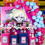 8 Copos Festa Arlequina Kids 200 Ml