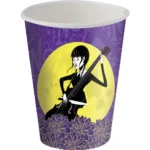 8 Copos Festa De Aniversário Wandinha 200ml