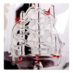 Conjunto De Decantador De Uísque Globe Com 2 Copos Gravados