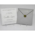 Convite Casamento Cinza Com Lacre De Cera E Hot (opcional)