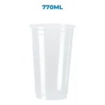 Copo 700ml Transparente Liso Pp C/100 Copão Drink Dose