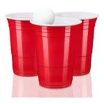 Copo Americano 25un Beer Pong Red Cup Vermelho Azul Preto