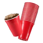 Copo Americano 25un Beer Pong Red Cup Vermelho Azul Preto
