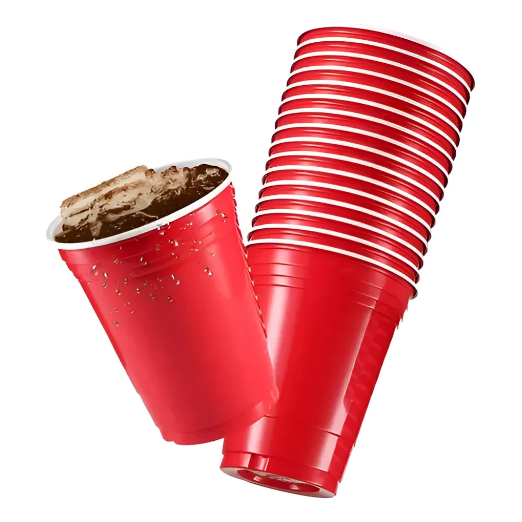 Copo Americano 25un Beer Pong Red Cup Vermelho Azul Preto Copo Americano 25un Beer Pong Red Cup Vermelho Azul Preto