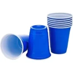 Copo Americano 300ml Blue Cup Beer Pong - 25 Unid Cor Azul