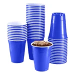 Copo Americano 300ml Blue Cup Beer Pong - 25 Unid Cor Azul
