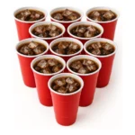 Copo Americano Beer Pong Copaza Us Cup Vermelho 440ml 25und