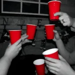 Copo Americano Beer Pong Copaza Us Cup Vermelho 440ml 25und