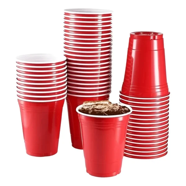 Copo Americano Beer Pong Red Cup 400ml C/25un