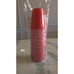 Copo Americano Descartável Beer Pong Vermelho 100 Unidades