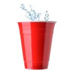 Copo Americano Descartável Beer Pong Vermelho 100 Unidades