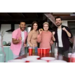 Copo Americano Red Cup Beer Pong Descartável 100 Un Vermelho