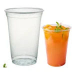 Copo Chopp Descartável 400 Ml Cerveja Festa Resistente 100u - Transparente