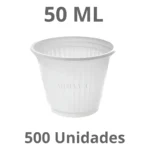 Copo De Café Descartável 50ml 1000 Unidades Cor Transparente