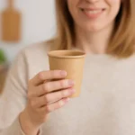 Copo Papel 110ml Café Expresso Chá 100copos Biodegradável Cor Kraf