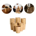 Copo Papel 110ml Café Expresso Chá 100copos Biodegradável Cor Kraf