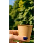 Copo Papel 110ml Café Expresso Chá 100copos Biodegradável Cor Kraf