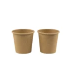 Copo Papel 110ml Café Expresso Chá 100copos Biodegradável Cor Kraf