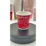 Copo De Papel 110ml Standart Coffe Vermelho Descartável Papel Biodegradável Boxbe C/ 100un