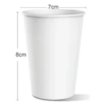 Copo Papel 180 Ml Descartável Arte Café C/tampa Bico - C/100