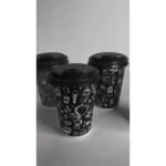 Copo Papel 180 Ml Descartável Arte Café C/tampa Bico - C/100