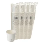 Copo De Papel 200ml Branco Biodegradável Térmico C/200 Copos