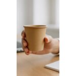 Copo Papel 60ml Café Expresso Chá 100copos Biodegradável Cor Kraft