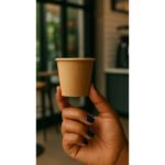 Copo Papel 60ml Café Expresso Chá 100copos Biodegradável Cor Kraft