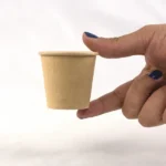 Copo Papel 60ml Café Expresso Chá 100copos Biodegradável Cor Kraft