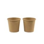 Copo Papel 60ml Café Expresso Chá 100copos Biodegradável Cor Kraft