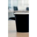 Copo Papel 110ml Café Expresso Chá 100copos Biodegradável Cor Preto Com Branco
