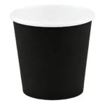 Copo Papel 110ml Café Expresso Chá 100copos Biodegradável Cor Preto Com Branco
