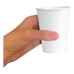 Copo De Papel Biodegradavel 200ml Branco - Pacote Com 50und