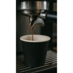 Copo Papel 200ml Café Expresso Chá 100copos Biodegradável Cor Branco E Preto