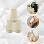 Copo Papel 200ml Café Expresso Chá 100copos Biodegradável Cor Branco