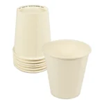 Copo Papel 200ml Café Expresso Chá 100copos Biodegradável Cor Branco