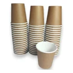 Copo Papel 60ml Kraft Café Bio Térmico - 50 Unid