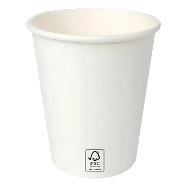 Copo Papel P/ Cafe Branco 240ml Descartavel C/ 100un
