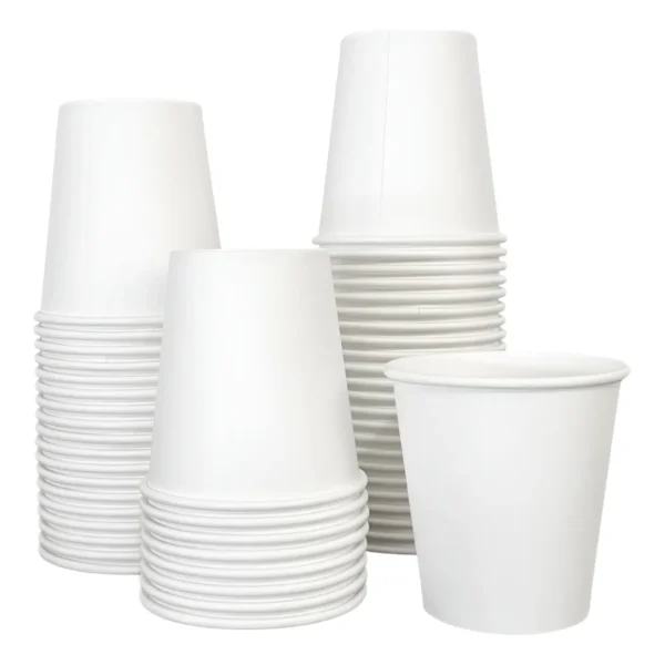 Copo De Papel Branco 200ml *biodegradável - 50 Un