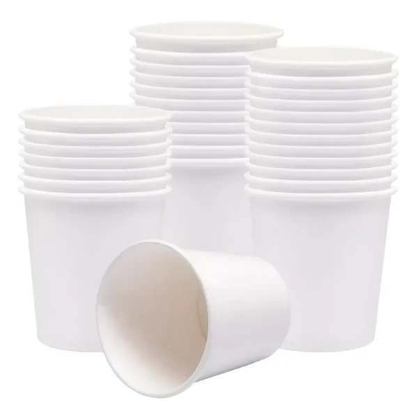 Copo Papel Branco 60ml Biodegradável Térmico Café 100un