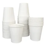Copo De Papel Branco 200ml *biodegradável - 100 Un