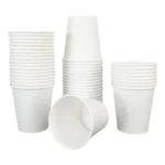 Copo De Papel Branco 200ml *biodegradável - 100 Un