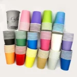 40 Copos De Papel Coloridos Festa Aniversario Descartável