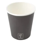 Copo Papel Descartavel 200ml P/ Cafe C/100un Qualidade Preto