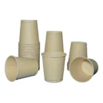 Copo De Papel Fibra De Bambu 210ml *biodegradável - 100 Un