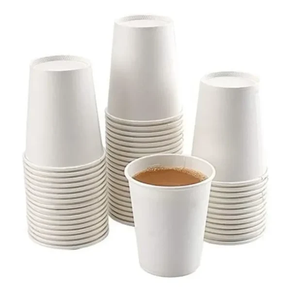 Copo Papel 200ml Branco Café Água Suco Bio Térmico - 50 Unid