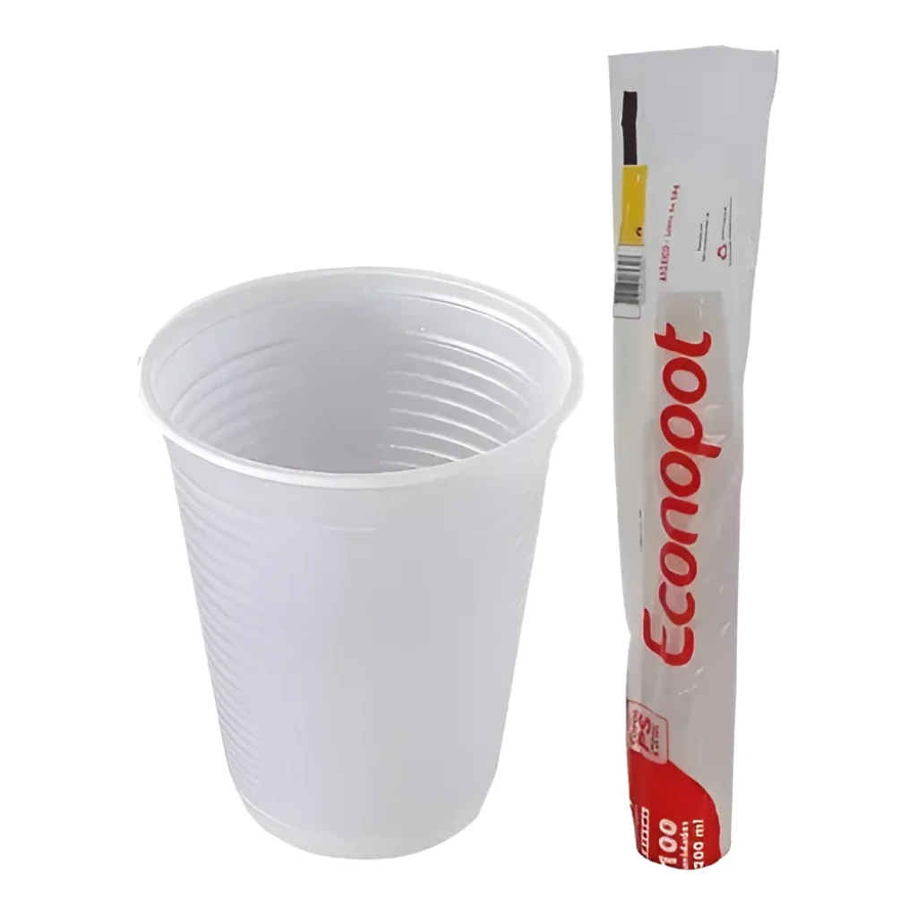 Copo Plástico Descartável P/água 200ml 500un Cor Transparente Copo Plástico Descartável P/água 200ml 500un Cor Transparente