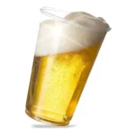 Copo Descartável Liso Festa Para Chopp 330ml Resistente 50un Cor Transparente