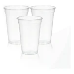 Copo Descartável Liso Festa Para Chopp 330ml Resistente 50un Cor Transparente