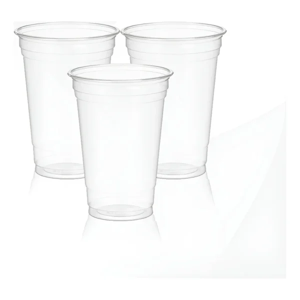 Copo Descartável Liso Para Chopp 550ml Resistente 50un